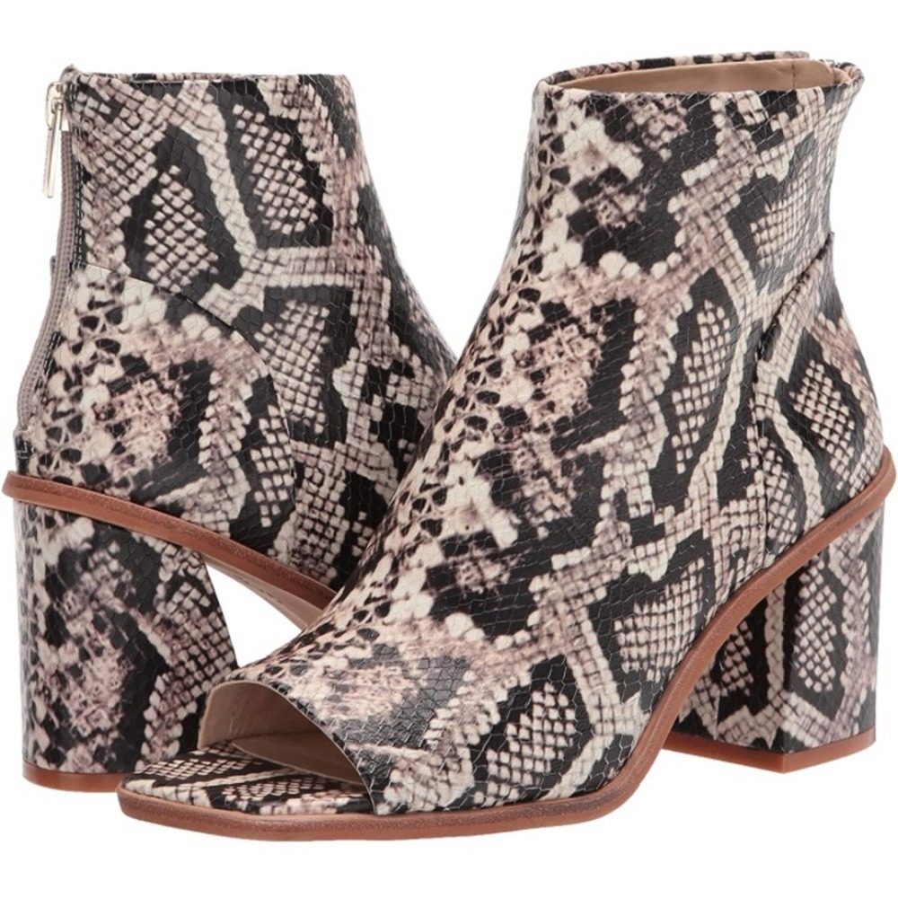 Vince Camuto Women's Bebinder Open Toe Bootie Ankle Boot